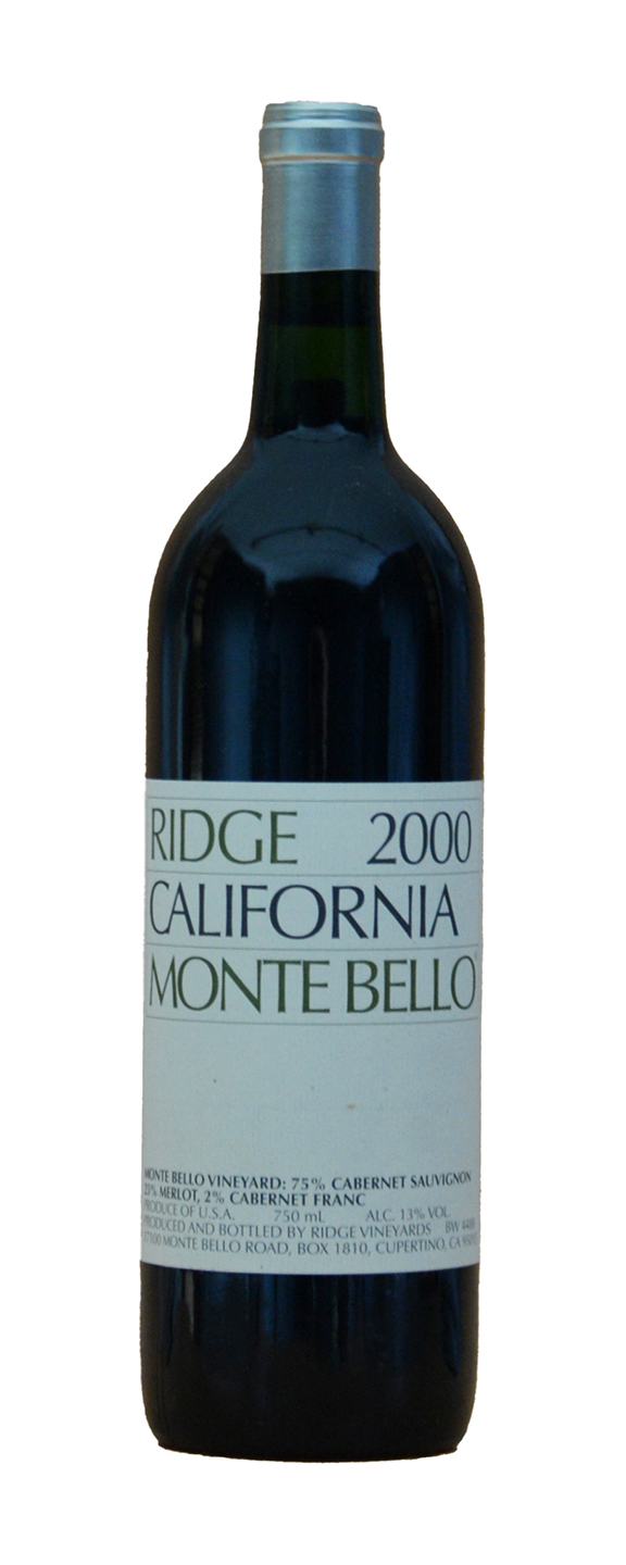 Ridge Vineyards Monte Bello 2000