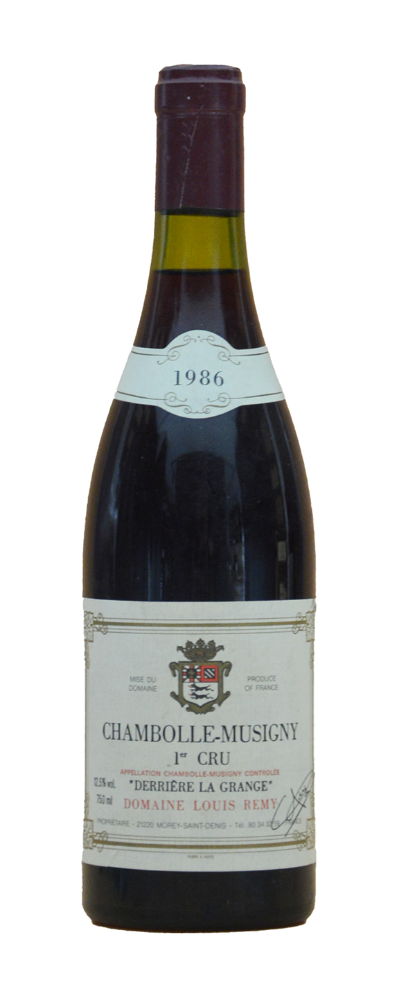 Louis Remy Derriere La Grange Chambole-Mussigny 1er cru 1986