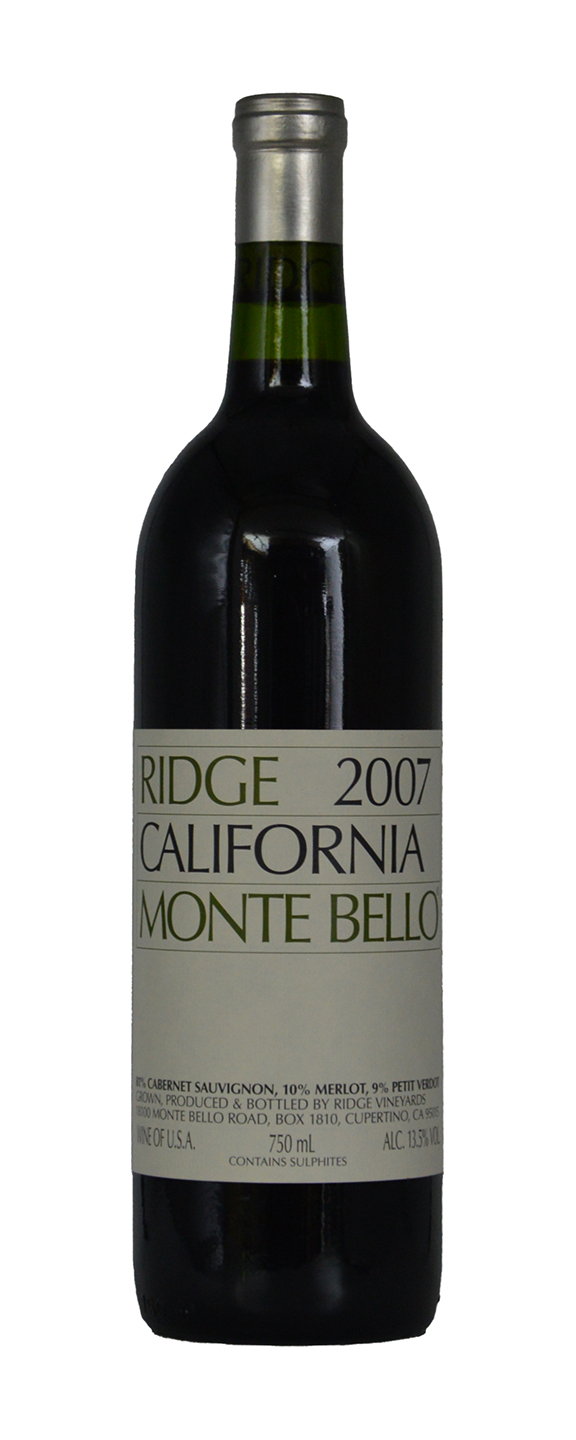 Ridge Vineyards Monte Bello 2007