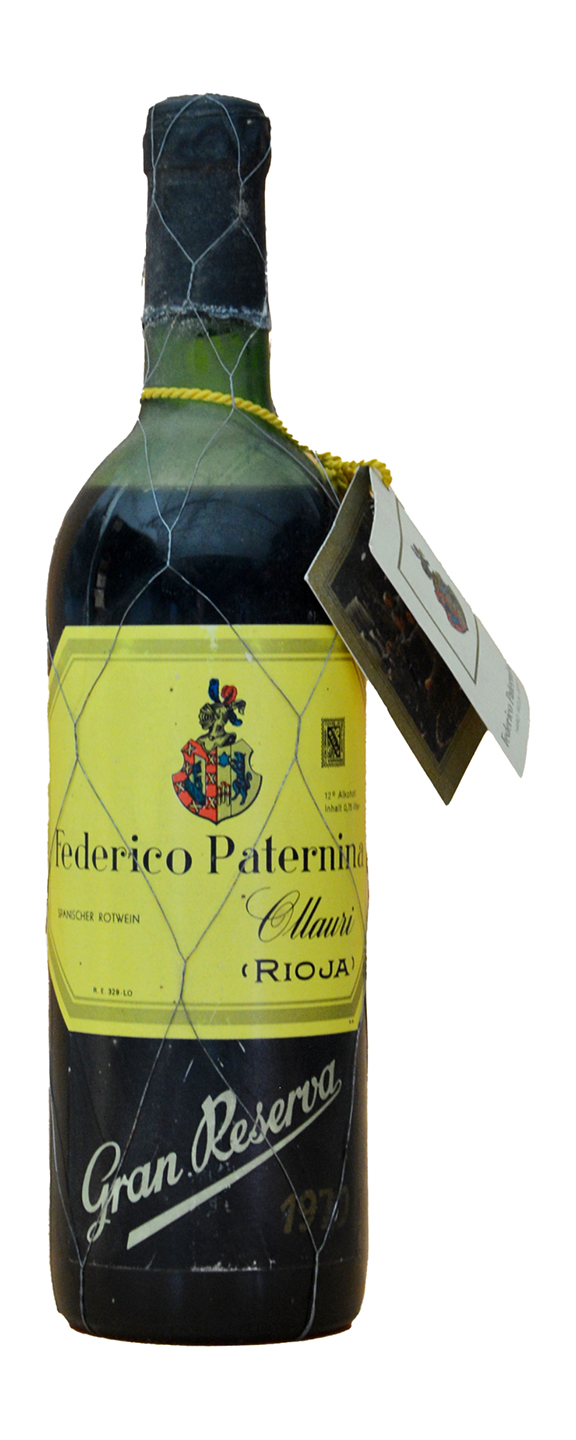 Federico Paternina Ollauri Gran Reserva (MS) 1970