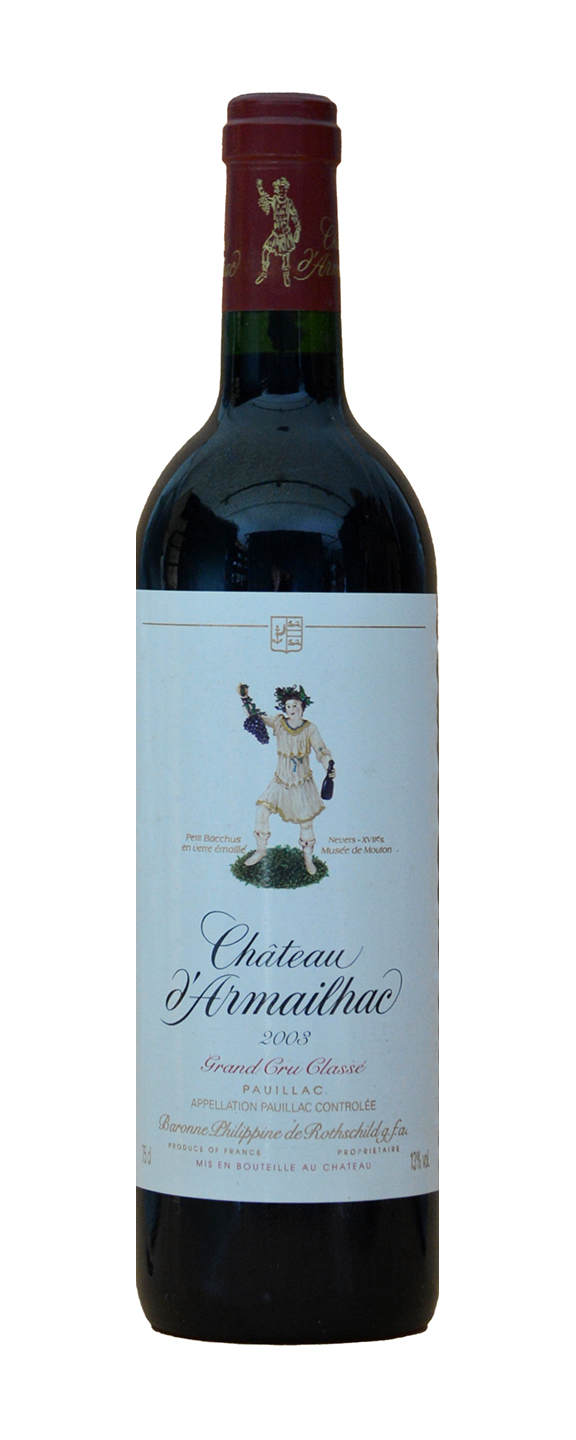 Baron Philippe de Rothschild Chateau d'Armailhac Grand Cru Classe 2003