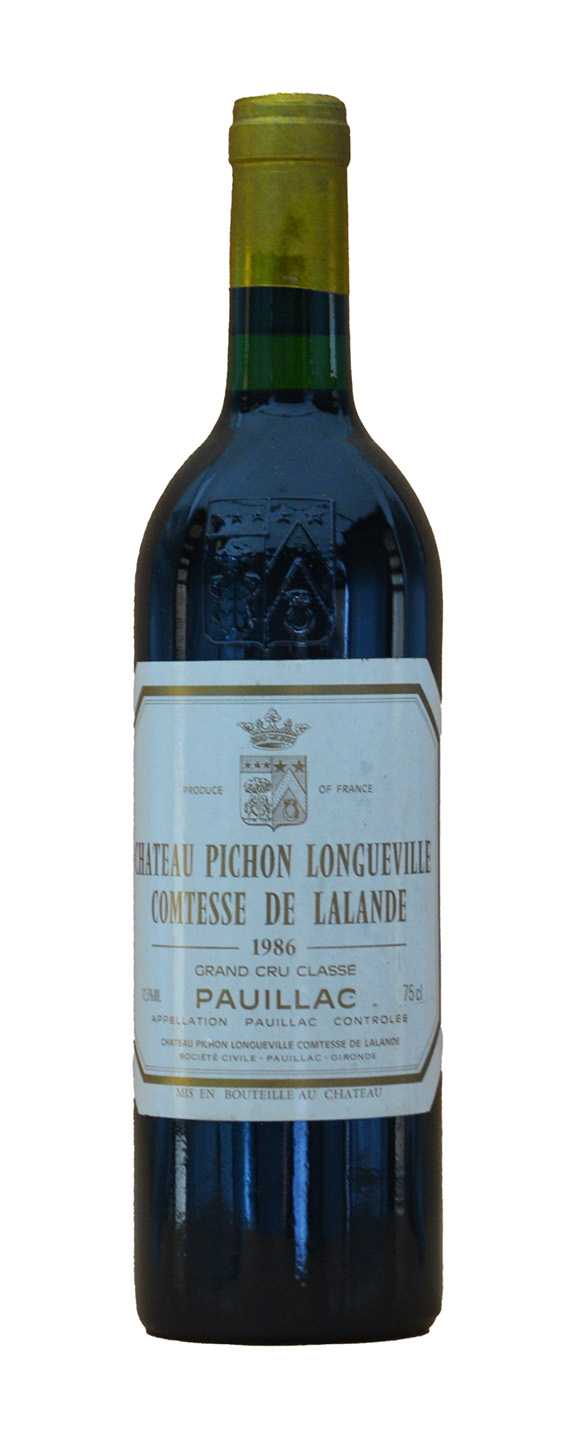 Chateau Pichon Longueville Comtesse de Lalande Grand Cru Classe 1986