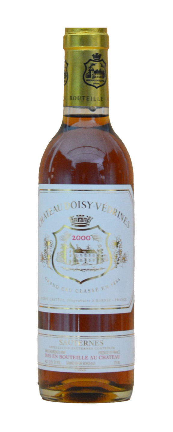 (0,375 L) Chateau Doisy-Vedrines Sauternes Grand Cru Classe 2000