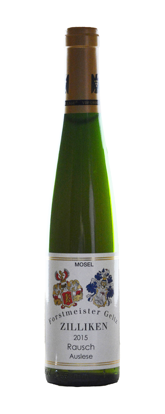 (0,375 L) Forstmeister Geltz Zilliken Saarburger Rausch Riesling Auslese Erste Lage Goldkapsel 2015