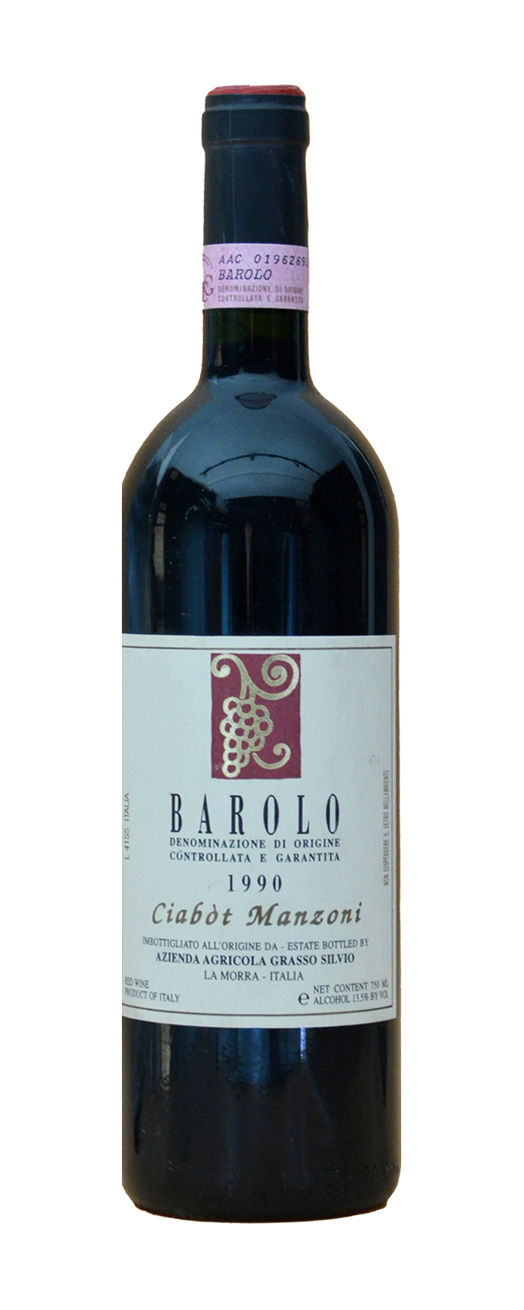 Silvio Grasso Bricco Manzoni Barolo 1990