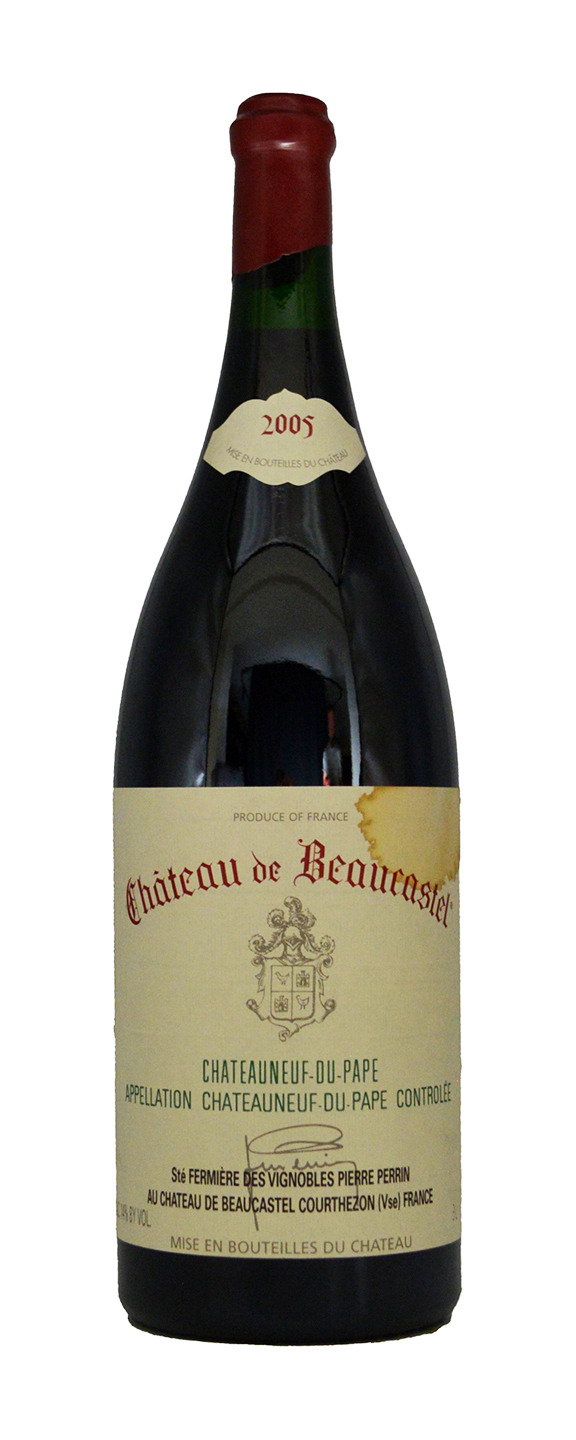 Doppelmagnum (3,0 L) Chateau de Beaucastel Chateauneuf-du-Pape (EA) 2005