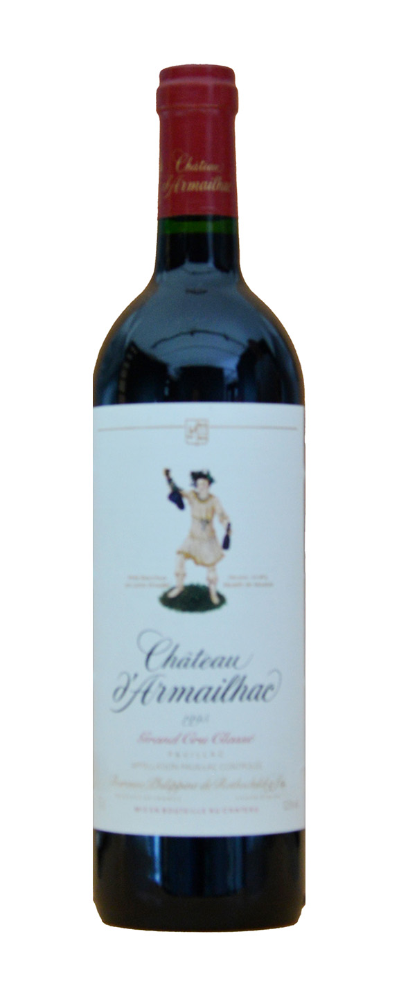 Baron Philippe de Rothschild Chateau d'Armailhac Grand Cru Classe  1995