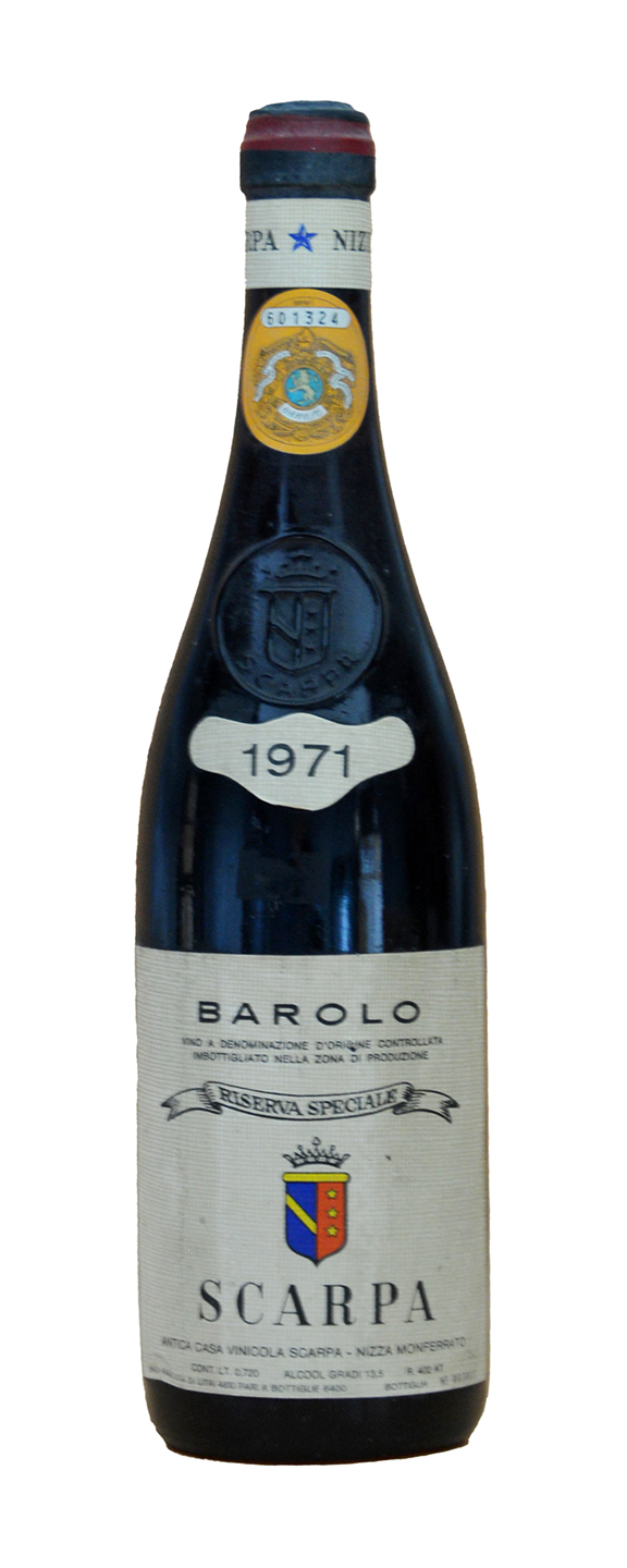 Scarpa Riserva Speciale Barolo 1971
