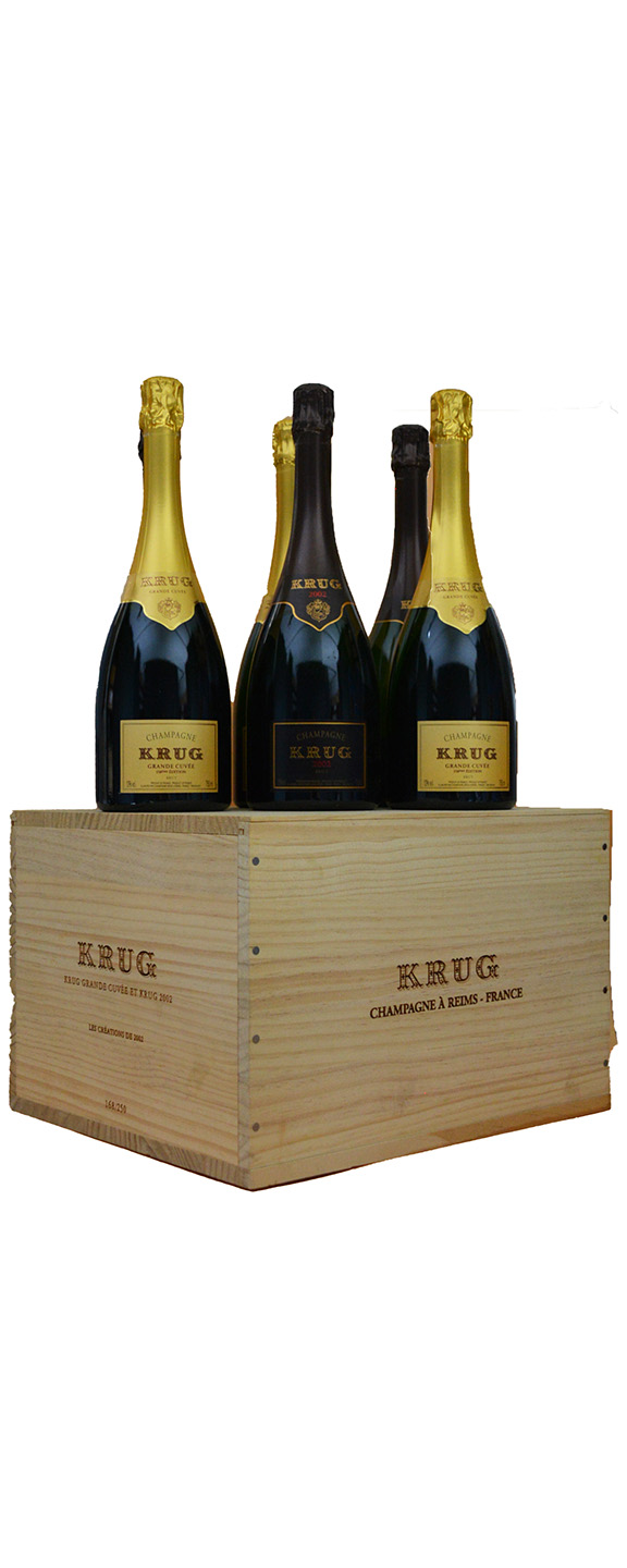 Krug Les Creations Assortment Case 2002