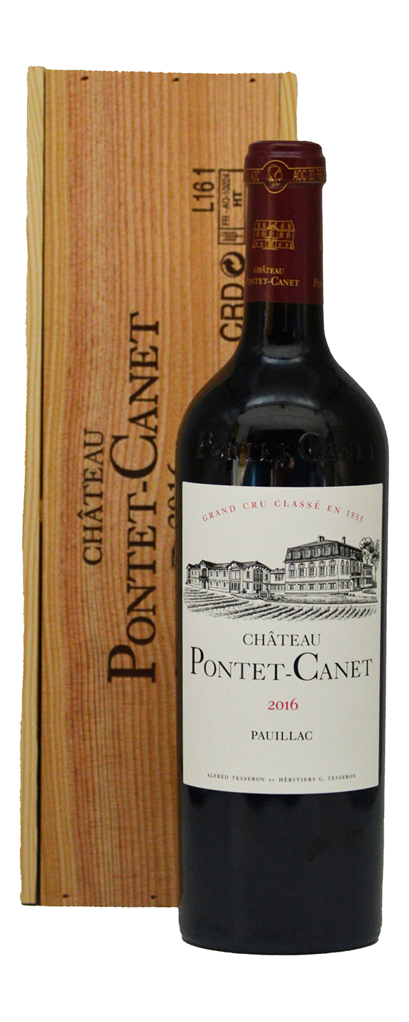 Chateau Pontet-Canet 5eme Grand Cru Classe in 1er OHK 2016