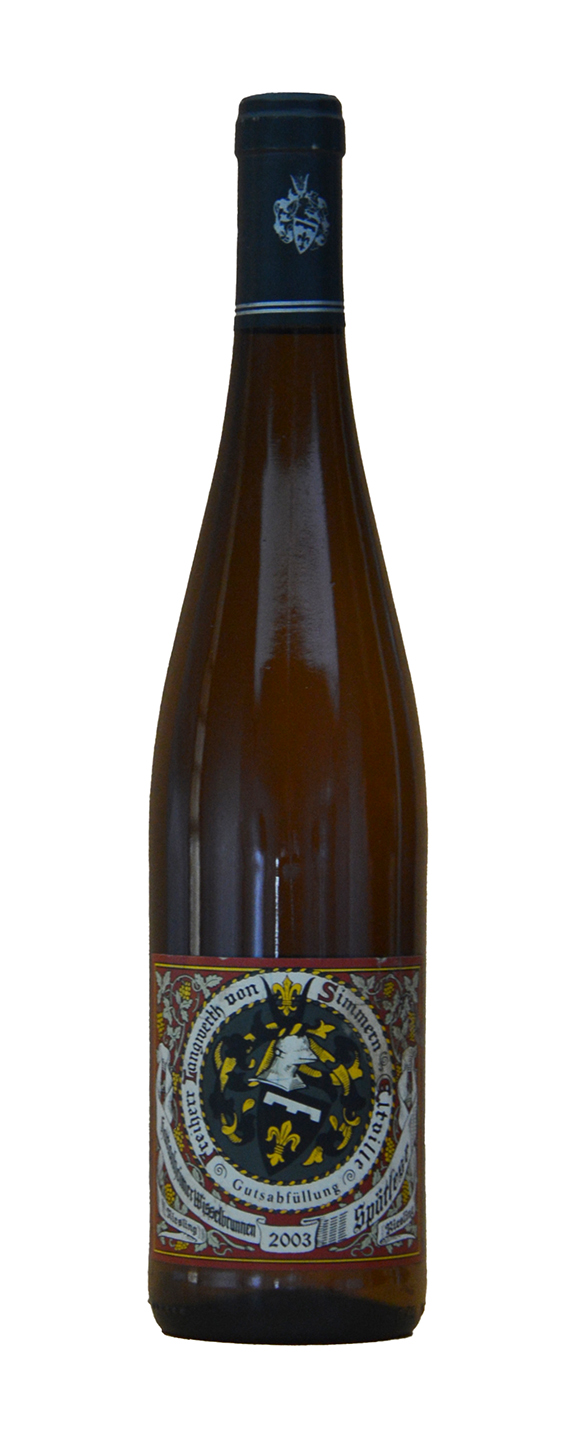 Freiherr Langwerth von Simmern Hattenheimer Wisselbrunnen Riesling Spätlese 2003