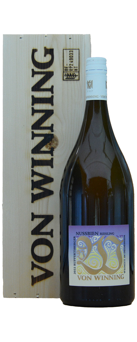 Magnum (1,5 L) Von Winning Ruppertsberger Nussbien Riesling in OHK 2022
