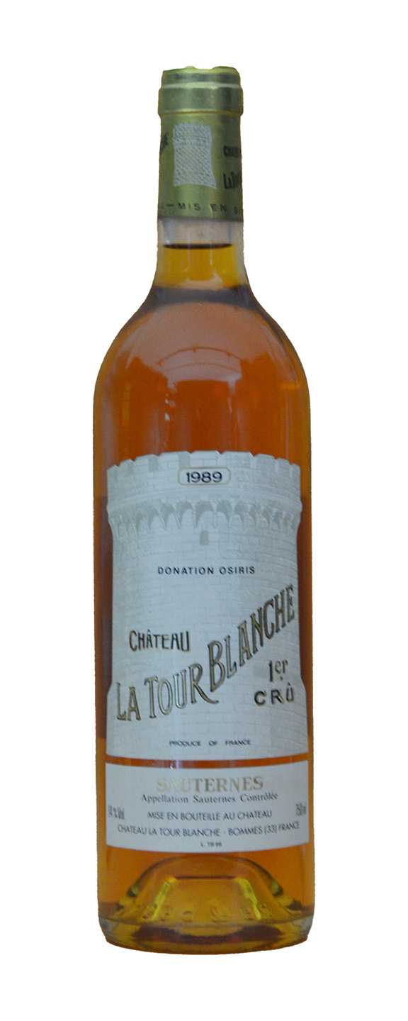 Chateau La Tour Blanche Sauternes 1er Cru Classe 1989