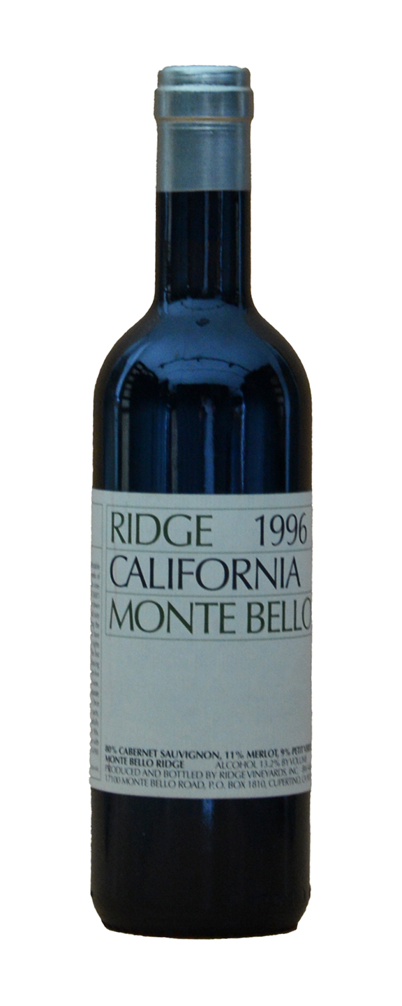 (0,375 L) Ridge Vineyards Monte Bello 1996