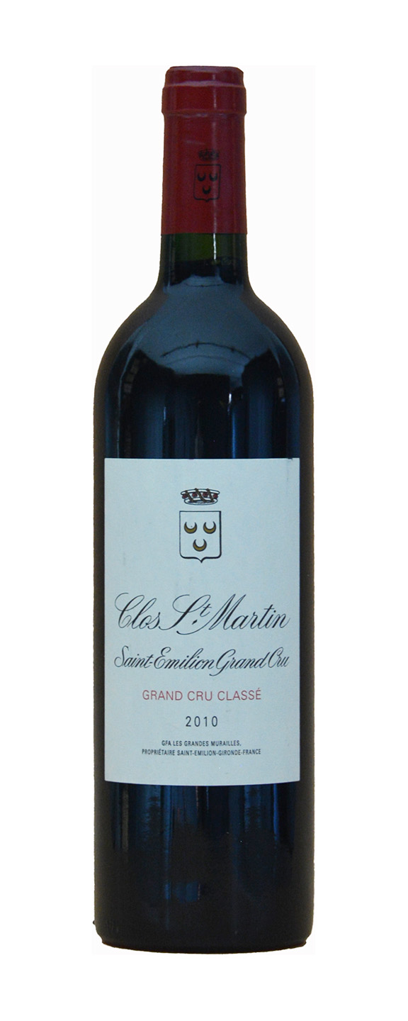 Chateau Clos Saint Martin Saint-Emilion Grand Cru 2010