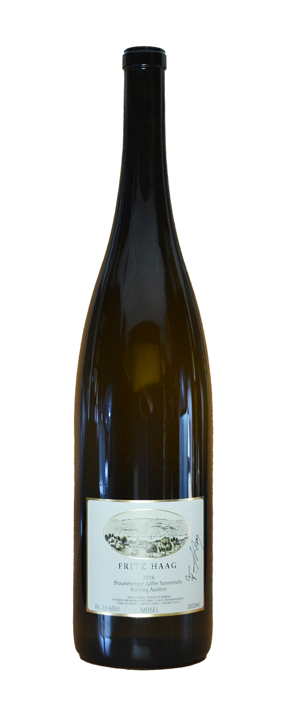 Doppelmagnum (3,0 L) Fritz Haag Brauneberger Juffer Sonnenuhr Riesling Auslese Große Lage 2016