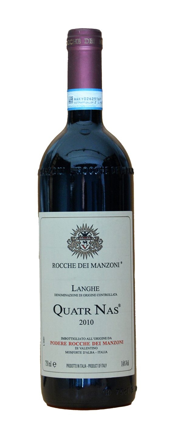 Podere Rocche dei Manzoni Quatr Nas Langhe Rosso 2010