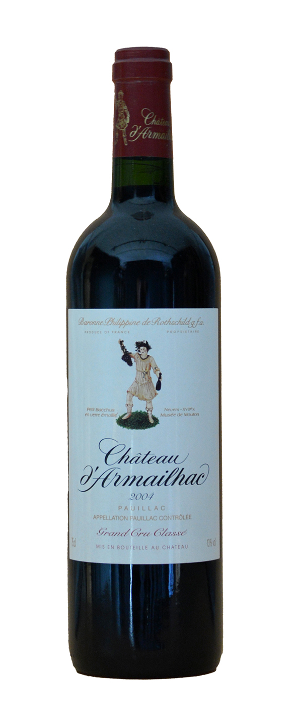 Baron Philippe de Rothschild Chateau d'Armailhac Grand Cru Classe 2004