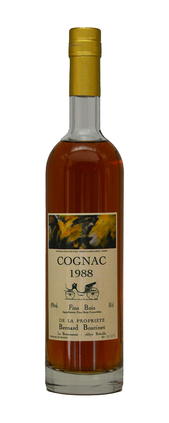 (0,500 L) Bernard Boutinet Fins Bois Cognac 1988