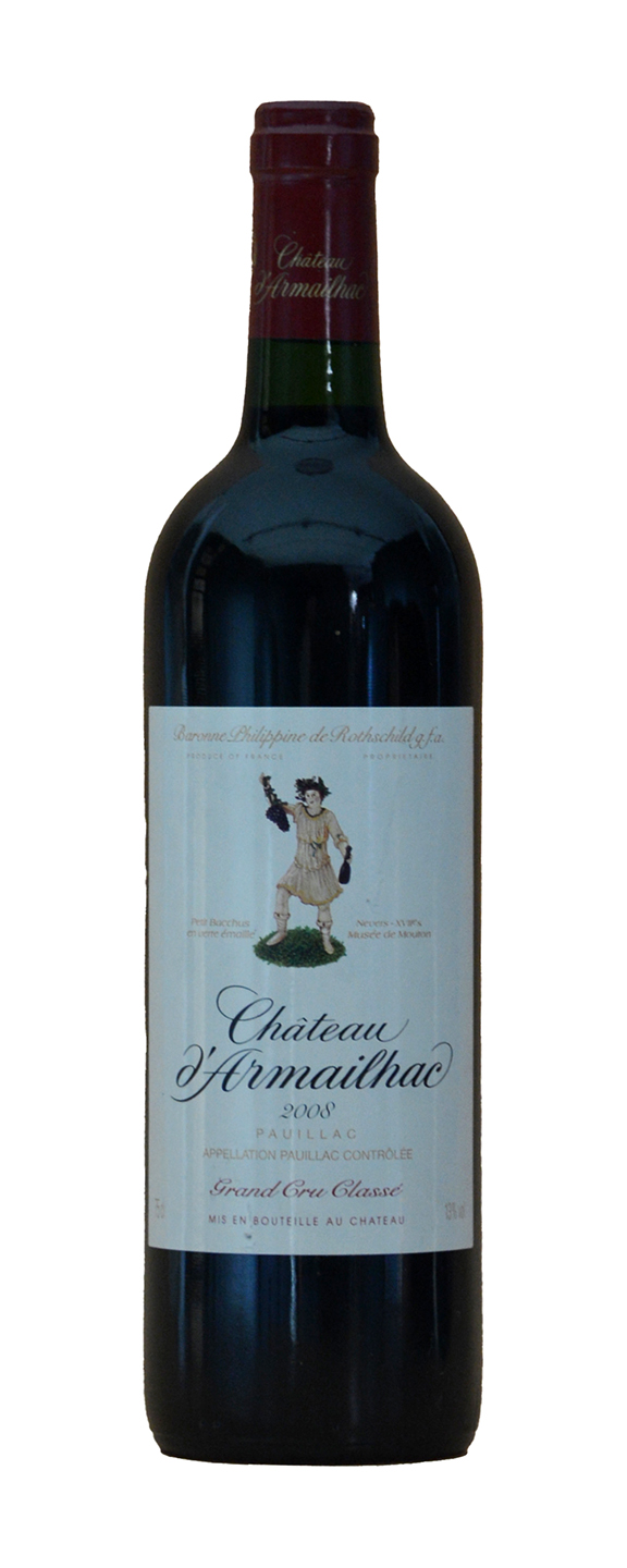 Baron Philippe de Rothschild Chateau d'Armailhac Grand Cru Classe 2008