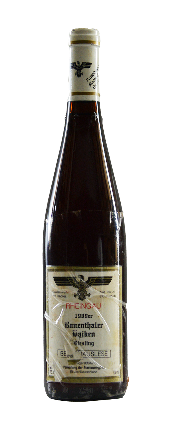 Staatsweingut Eltville Rauenthaler Baiken Riesling Beerenauslese (EA) 1989