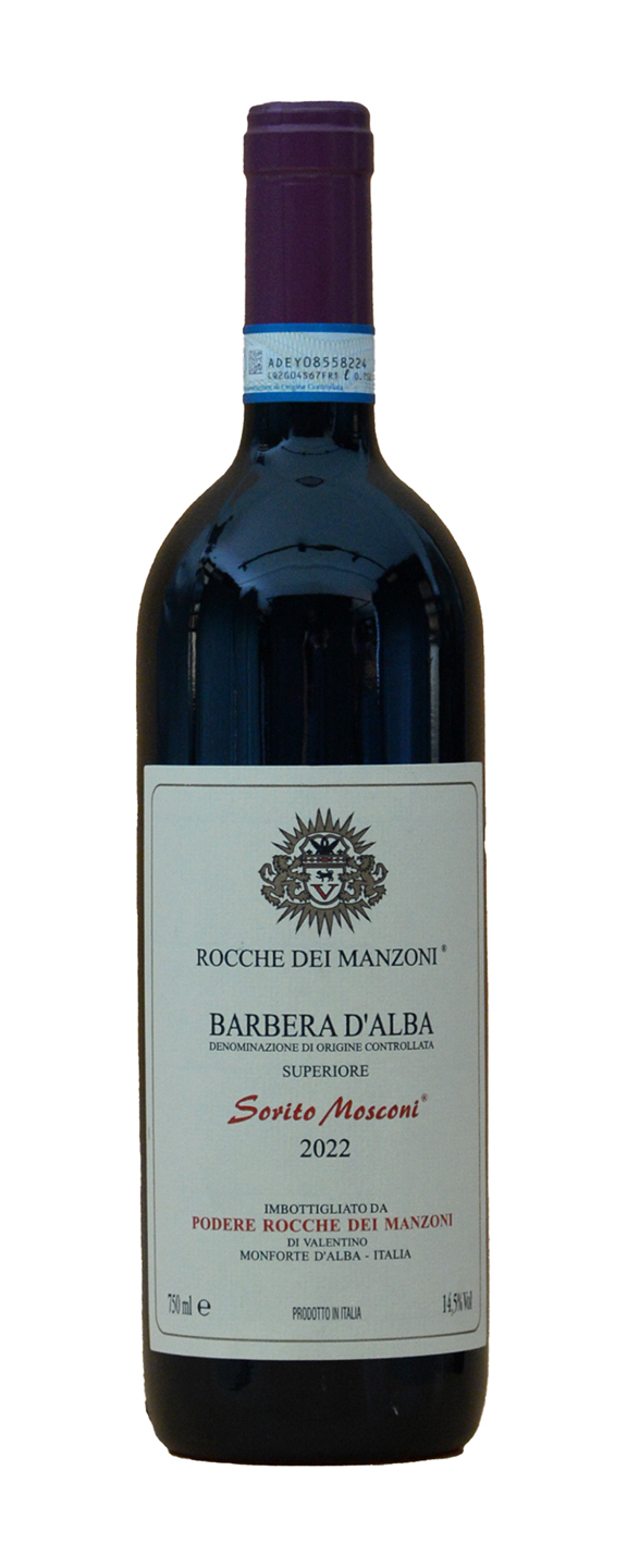 Podere Rocche dei Manzoni Sorito Mosconi Barbera D'Alba 2022