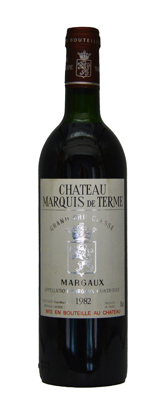 Chateau Marquis de Terme Grand Cru Classe (TS) 1982